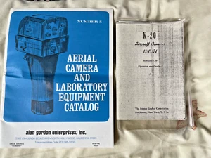 Vintage Graflex Military K-20 Aircraft Camera Instruction Manual & Catalog - Picture 1 of 16