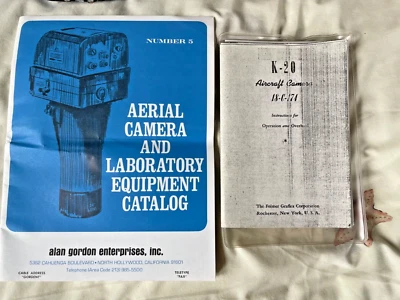 Vintage Graflex Military K-20 Aircraft Camera Instruction Manual & Catalog - Image 1 of 4
