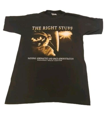 Vintage Kennedy Space Center Astronaut The Right Stuff Shirt Size M - Image 1 of 4