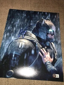 BEN AFFLECK SIGNED AUTOGRAPH 11x14 PHOTO BATMAN SUPERMAN BECKETT BAS AUTO COA D - Picture 1 of 2