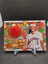 2023 Topps Holiday Jeremy Pena Holiday Relic Card /75