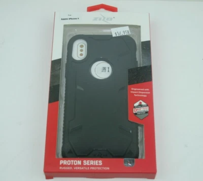 Funda iPhone X Zizo Proton - Resistente, Negra/Roja, Protectora Foto 1 de 4