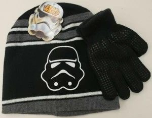 NEW! Star Wars Storm Trooper Hat & Glove Set Ages 4-7 LAST ONE! FREE SHIPPING! - Picture 1 of 2