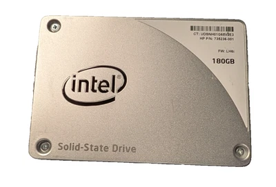 SSD INTEL 180GB 2.5" SATA Solid State  SSDSC2BF180A4H 730565-001 9mm Laptop - Image 1 of 2