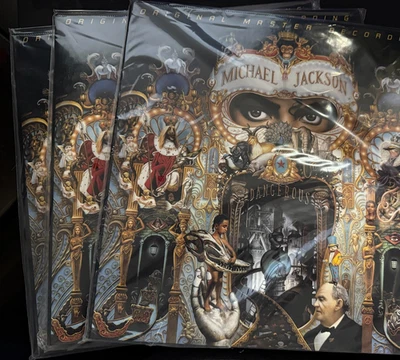MICHAEL JACKSON - Dangerous (180g MFSL NUMBERED* DOUBLE VINYL EP, 2025) - Image 1 of 2