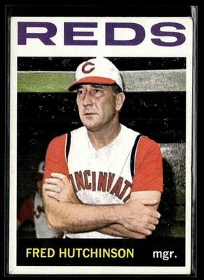 1964 Topps Fred Hutchinson EX Set Break #207 Foto 1 de 2