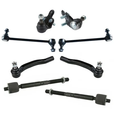 Eslabones de barra estabilizadora inferiores delanteras y barras de amarre para Toyota Sienna 2004-2010 Foto 1 de 4