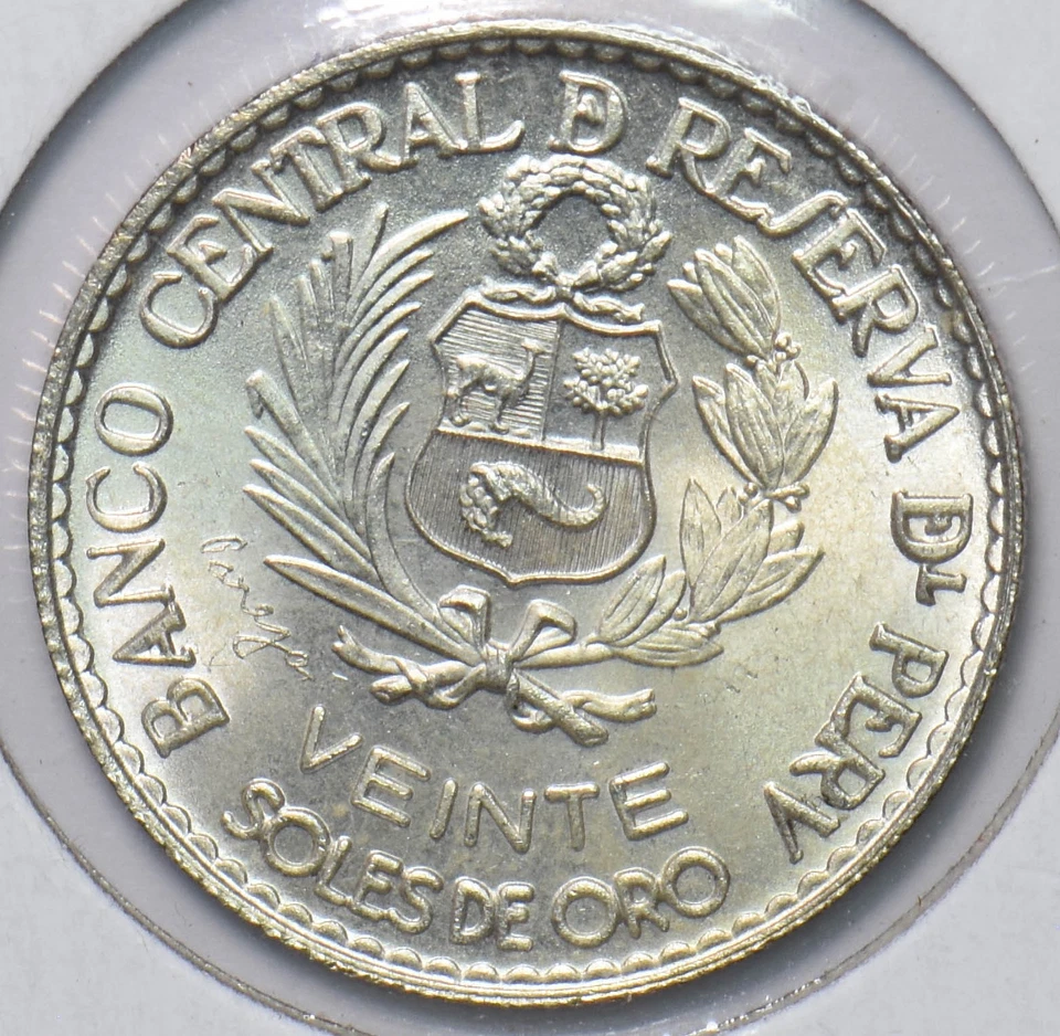 Peru 1965 20 soles 293685 combine shipping - Image 1 of 2