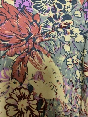 Leggings Lularoe Niños L/XL NUEVOS SIN ETIQUETAS - Estampado Floral - Silencioso, malva, crema, gris, rosa Foto 1 de 3