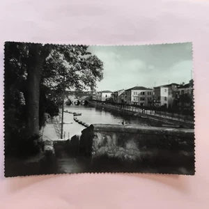 PESCHIERA SUL GARDA - IL MINCIO - CARTOLINA BIANCO E NERO USATA SPEDITA - COLLEZ - Picture 1 of 2