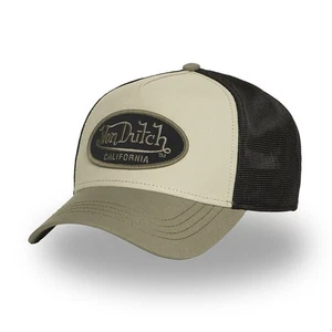 Von Dutch Trucker Cap Poly khaki/black/beige - Bild 1 von 5