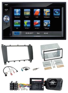 Blaupunkt SD Bluetooth 2DIN MP3 USB Lenkrad Autoradio für Mercedes C 2007-2007 - Bild 1 von 10