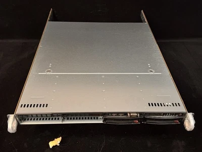 SUPERMICRO CSE-813M X9DRL-7F 1U SERVER 2x 6C E5-2620V2 2.1GHz 64GB RAM NO HDD - Image 1 of 4