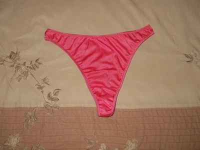 Vintage VASSARETTE  Satin Feel Thong Panties L - Image 1 of 4