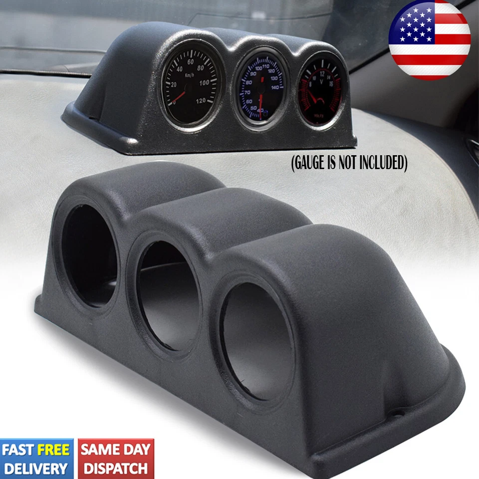 Suporte universal medidor calibre triplo 2" 52mm pod painel montagem painel copo SUV ABS - Imagem 1 de 4