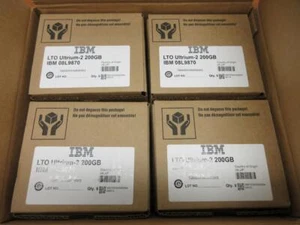 Cartucho de datos IBM 08L9870 TotalStorage LTO Ultrium 2 (200/400 GB) - NUEVO (x5) - Imagen 1 de 1