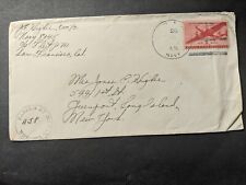 NAVY #8045 Censored WWII Naval Cover Sailor's Mail