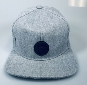 Aeropostale Hat Cap Adjustable Gray Snapback Hip Hop Streetwear Baseball Mens