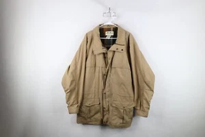 Vintage 90s Eddie Bauer Mens XL Distressed Wool Lined Mountain Parka Jacket - Picture 1 of 20