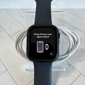 Apple Watch SE 2nd Gen A2727 Cellular Unlocked 44mm Aluminum Blue #H734 - Picture 1 of 9