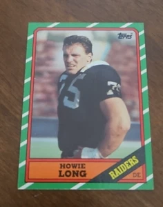 Howie Long Raiders 1986 Topps #67 - Imagen 1 de 2