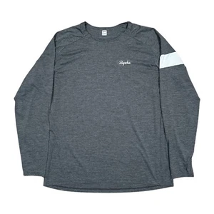 Rapha Trail Technical Gray Performance Gym Workout Cycling L/S T Shirt Mens 2XL - Picture 1 of 7