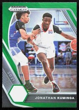2021-22 Panini Prizm Draft Picks Red Ice Prizm Jonathan Kuminga NBA G League