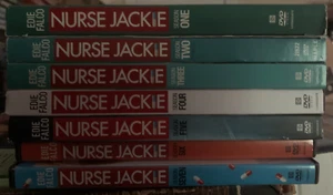 Nurse Jackie: Complete Series 1-7 set Seasons 1 2 3 4 5 6 7 DVD lot authentic - Imagen 1 de 1