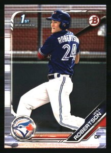 Will Robertson 2019 Bowman Draft #BD-133  Baseball Card