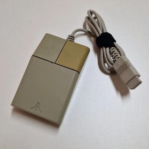 Vintage Atari STM1 ST STF STFM STE Falcon Two Button Computer Mouse - Tested - Photo 1/5