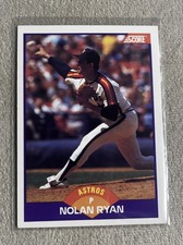 💫1989 Score Nolan Ryan Baseball Card #300⚾️