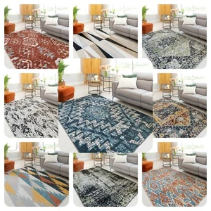 REDUCE Living Room Area Rugs Flat Weave Mat Versatile Rug Colourful Quality Mats - Picture 1 of 129