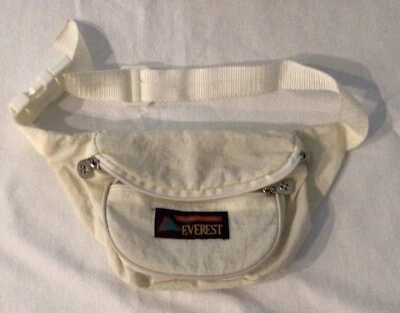 Everest Signature Cintura Fanny Pack Adulto Unissex Branco Pequeno 10" X 6" - Imagem 1 de 4