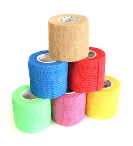 Haftbandage, Cohesive Bandage, Fixierverband, elastische Sportbandage, 5 cm - Bild 1 von 2