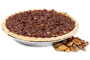 Rich Chocolate Pecan Pie (full 9 in.) - Millican Pecan since 1888 | San Saba, TX - Picture 1 of 3