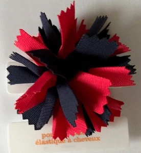 Gymboree Girls Red Navy Ponytail Holder NWT - Picture 1 of 3