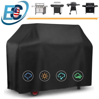 BBQ Gas Grill Cover Barbecue Waterproof Outdoor Heavy Duty UV Protection 57 Inch - Image 1 of 4