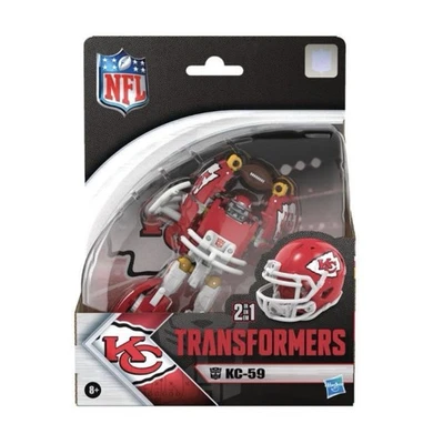 Transformers: Collaborative Hasbro 2025 - NFL KANSAS CITY CHIEFS (KC-59) 8+ New - Image 1 of 4