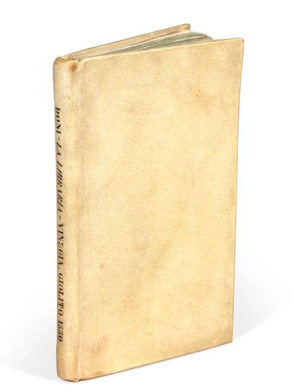 1550 Doni La Libraria Giolito reset – 1st It. bibl. – Venice ex Brooker Sothebys - Image 1 of 4