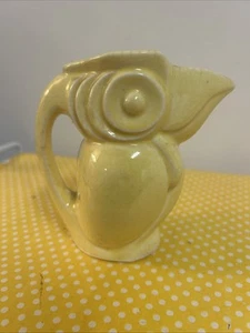 Vintage Toucan Bird Creamer Kookaburra Yellow Ceramic MCM 4.5” Pitcher Japan - Picture 1 of 12