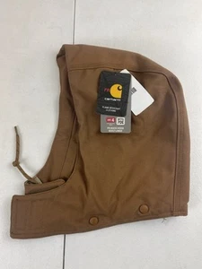 New Carhartt Duck Canvas 5 Snap Hood Attachable Fr Duck Hood Lined Brown - Picture 1 of 5
