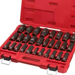 MILWAUKEE 49-66-7016 SHOCKWAVE 29PC 1/2IN DR SAE &MET 6PT SCK NEW - Picture 1 of 1