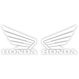 2 pegatinas de vinilo con logotipo de ala de motocicleta Honda 6" para automóvil camión ventana carreras CBR - Imagen 1 de 26
