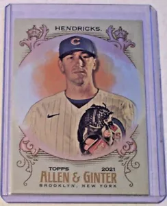 Tarjeta base plateada Topps Allen & Ginter 2021 Kyle Hendricks #161 Cubs - Imagen 1 de 1