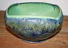 Japanese Studio Stoneware Pottery bowl Asian Chinese Signed Marked Vintage