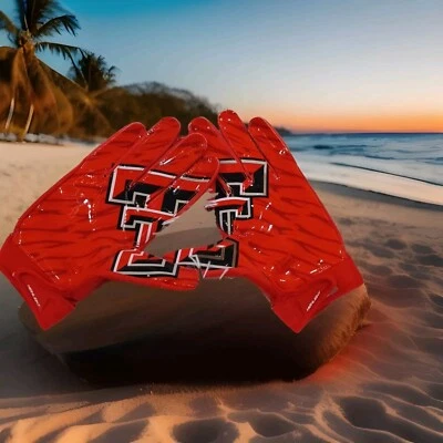 Guantes de fútbol americano Texas Tech Red Raiders Under Armour para hombre 3XL ROJO edición del equipo PE Foto 1 de 4