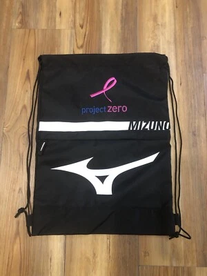 Сумка на шнурке Mizuno Black Project Zero для спортзала софтбола бейсбола - Изображение 1 из 4