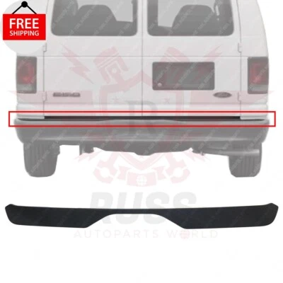 New Rear Bumper Step Pad Black Fits 99-14 Ford E-150 E-350 Super Duty FO1191130 Foto 1 de 4