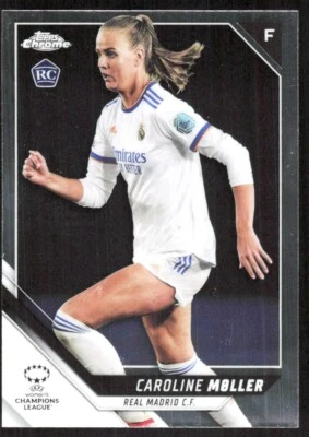 2022 4341D Topps Chrome UEFA Women's Champions League CAROLINE MOLLER Rookie - Image 1 of 2