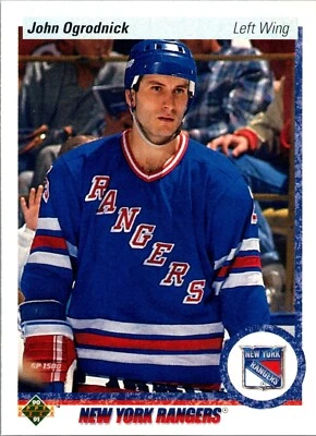 1990-91 Upper Deck Hockey  - #258 John Ogrodnick - Image 1 of 2